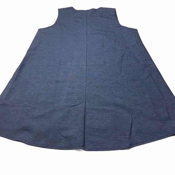 Bryan Walker Navy Blue A-Line Mini Dress L - Picture 7 of 8